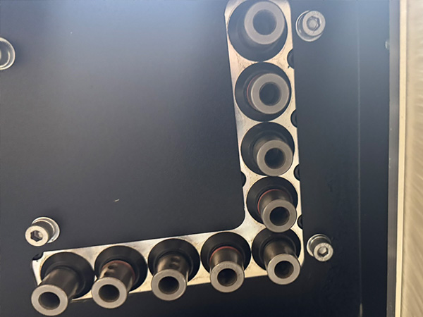 9-vertical drill bank for shelf holes and hardware fixings on EK Series EK-D CNC nesting router UK and Ireland