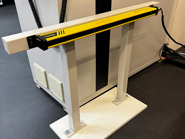 CE-rated photoelectric safety light barrier on EK Series CNC nesting router UK and Ireland