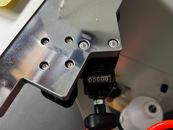 PowlTech PE3 pre-mill stock removal adjustment counter for UK joinery and shopfitting